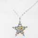 Star - Crater-Silver Chain - 2